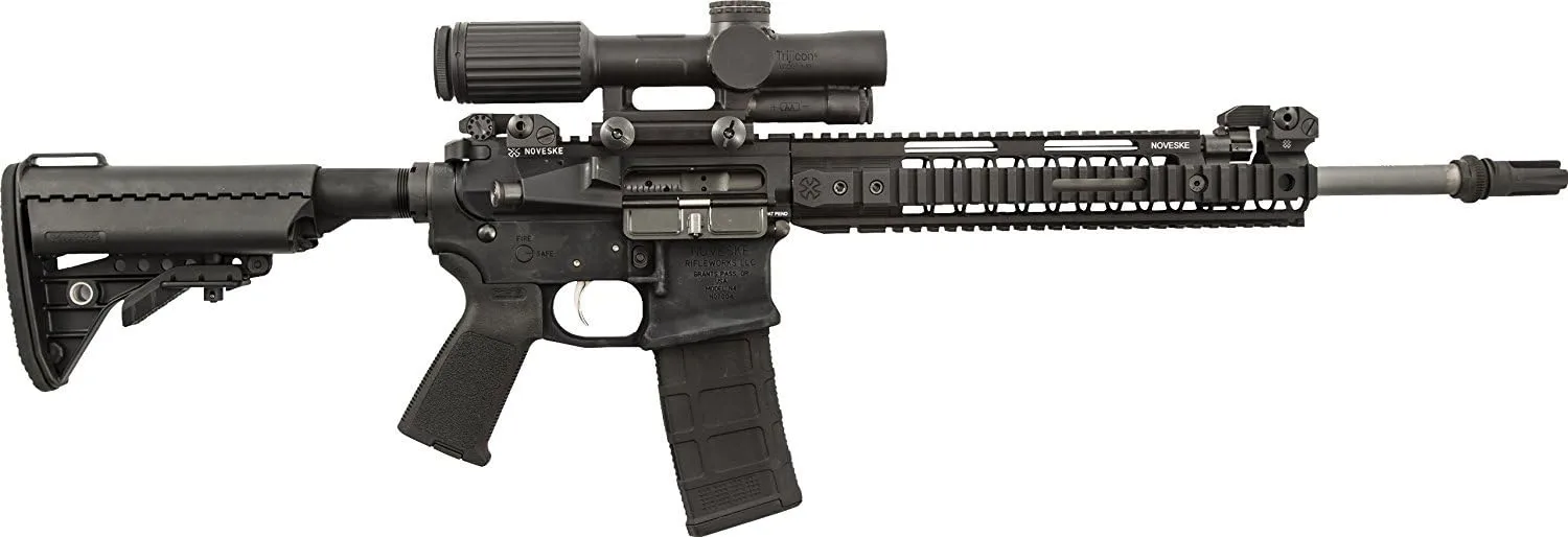 Trijicon VCOG 1-6x24 with Segmented Circle/Crosshair MIL Govt. Reticle and Thumb Screw Mount, Red