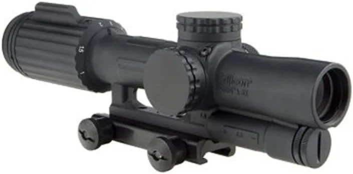 Trijicon VC16-C-1600041 Vcog 1-6x24mm Green Segmented Riflescope, Circle/Crosshair .223/77 Grains Ballistic Reticle