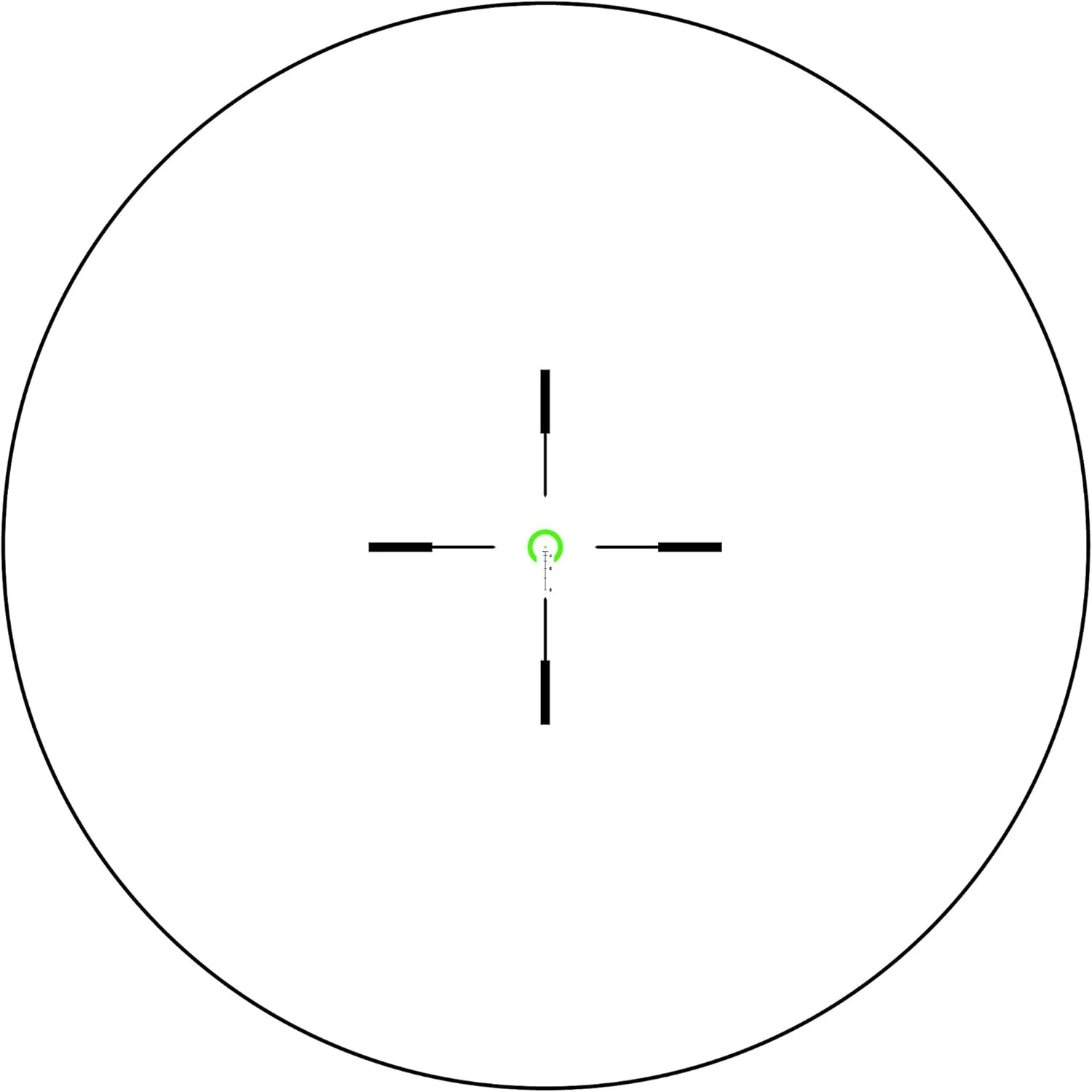 Trijicon VC16-C-1600042 Vcog 1-6x24mm Green Horseshoe Dot/Crosshair Riflescope
