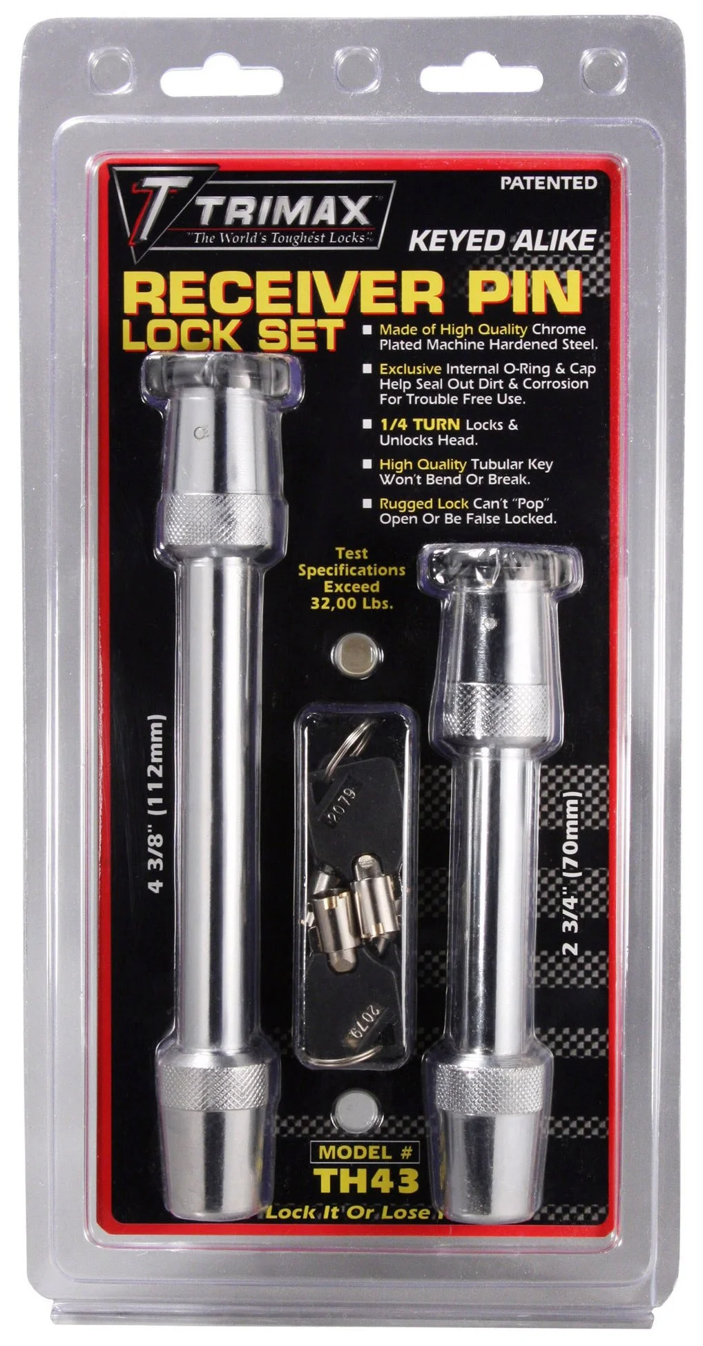 TRIMAX Receiver Locks for Trailers, RVs and Boats
