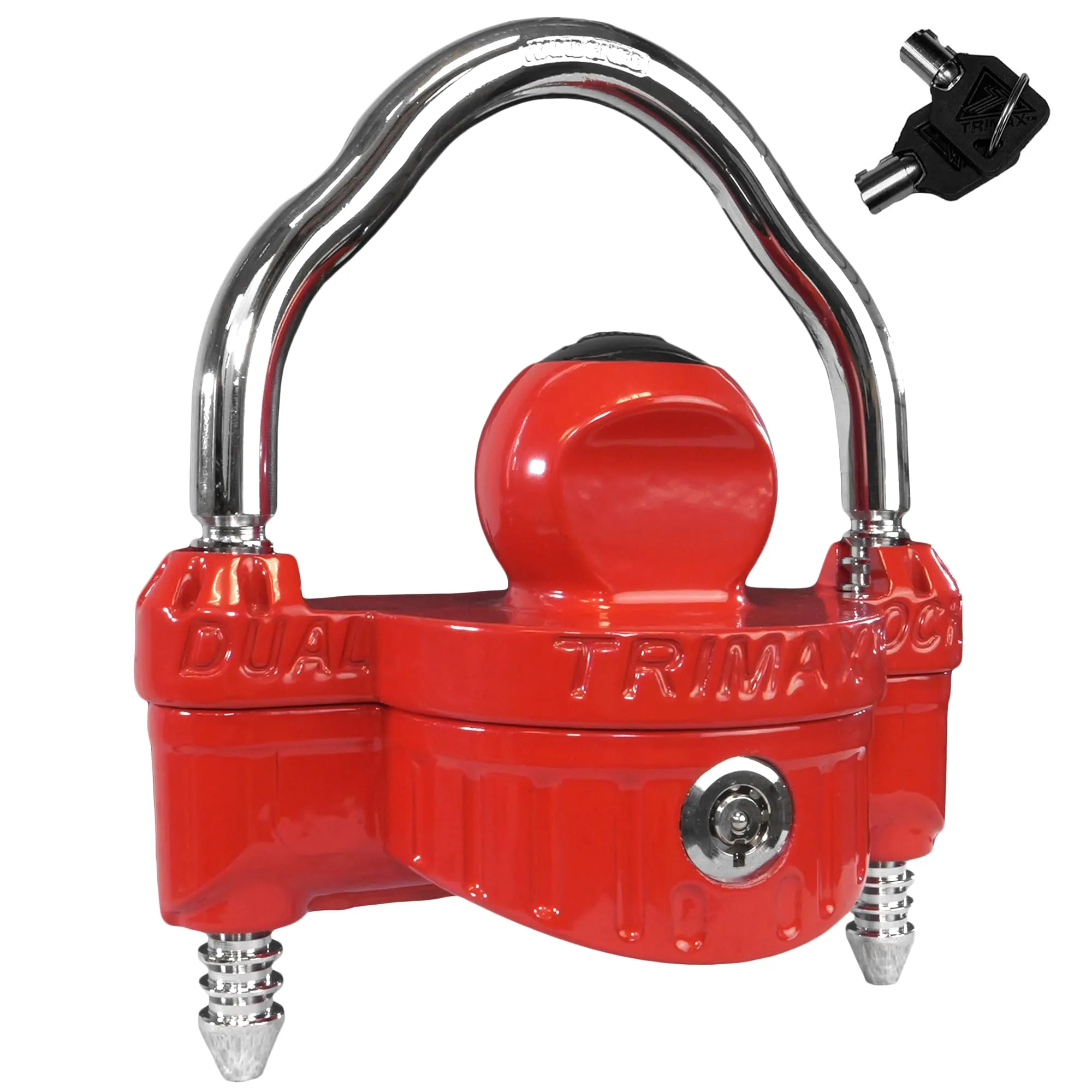 TRIMAX UMAX Trailer Hitch Lock - Universal Coupler Lock 1-7/8" to 2-5/16"