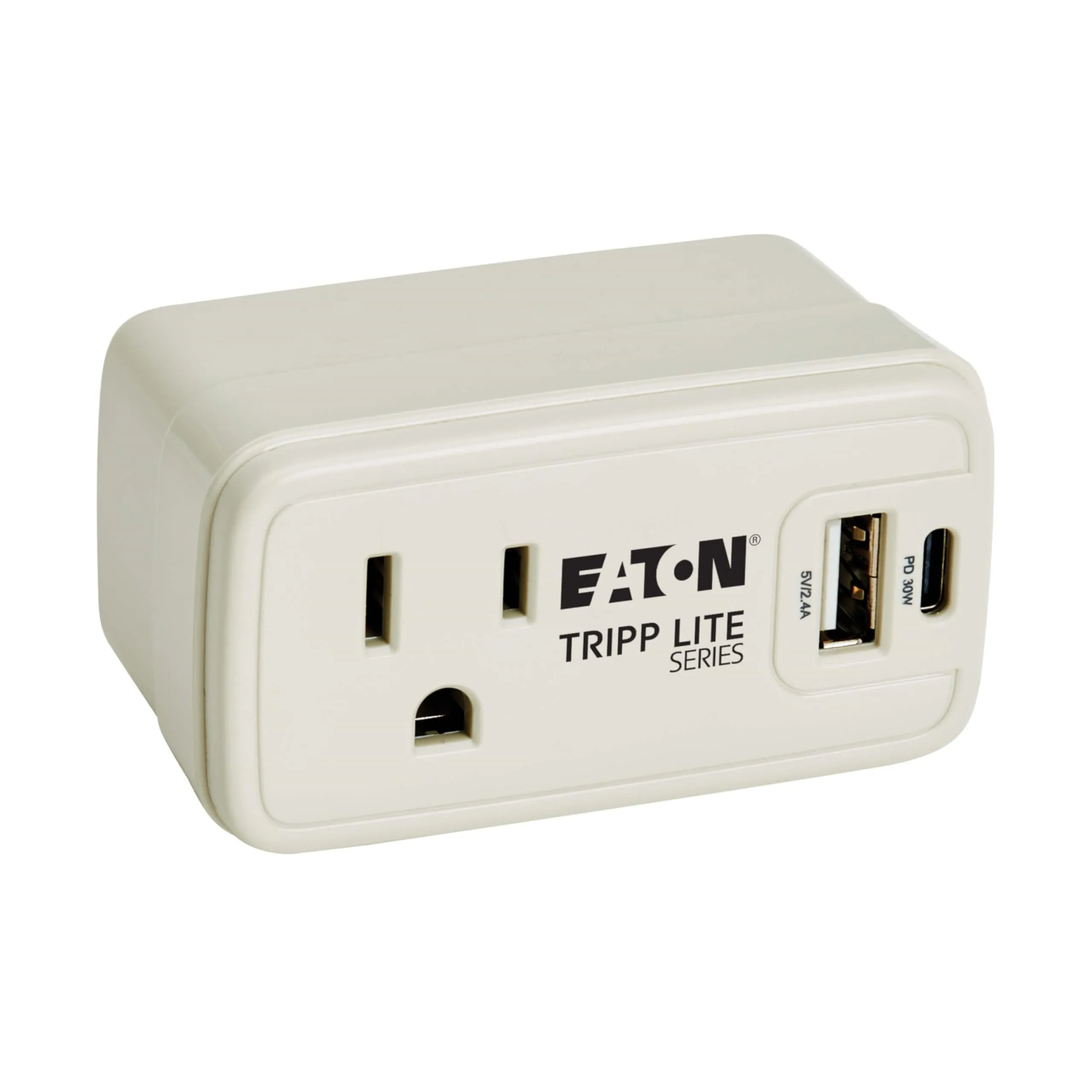 Eaton Tripp Lite SK10C32 1-Outlet Travel Power Strip & USB Charger