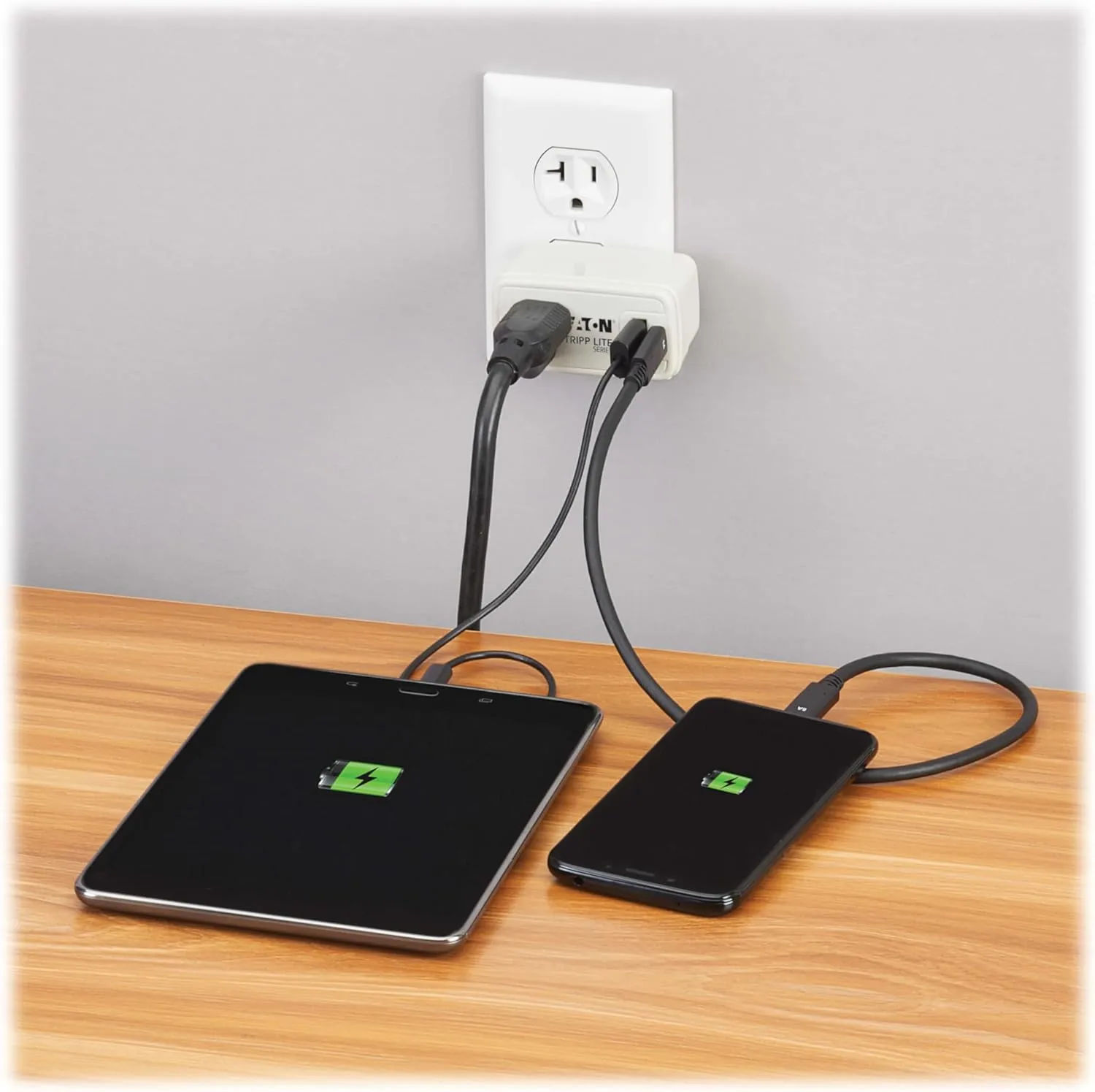 Eaton Tripp Lite SK10C32 1-Outlet Travel Power Strip & USB Charger