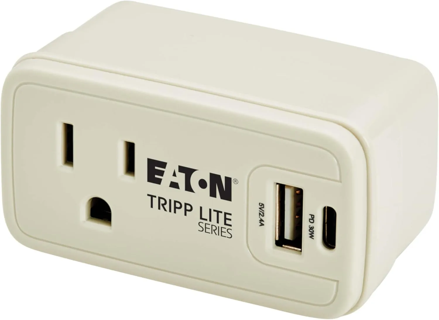 Eaton Tripp Lite SK10C32 1-Outlet Travel Power Strip & USB Charger