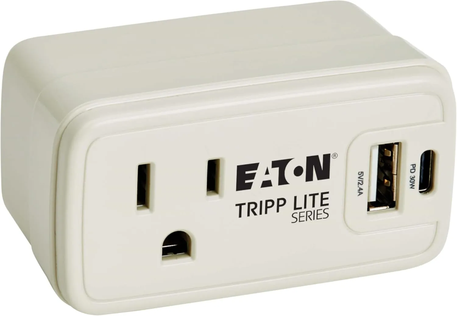 Eaton Tripp Lite SK10C32 1-Outlet Travel Power Strip & USB Charger