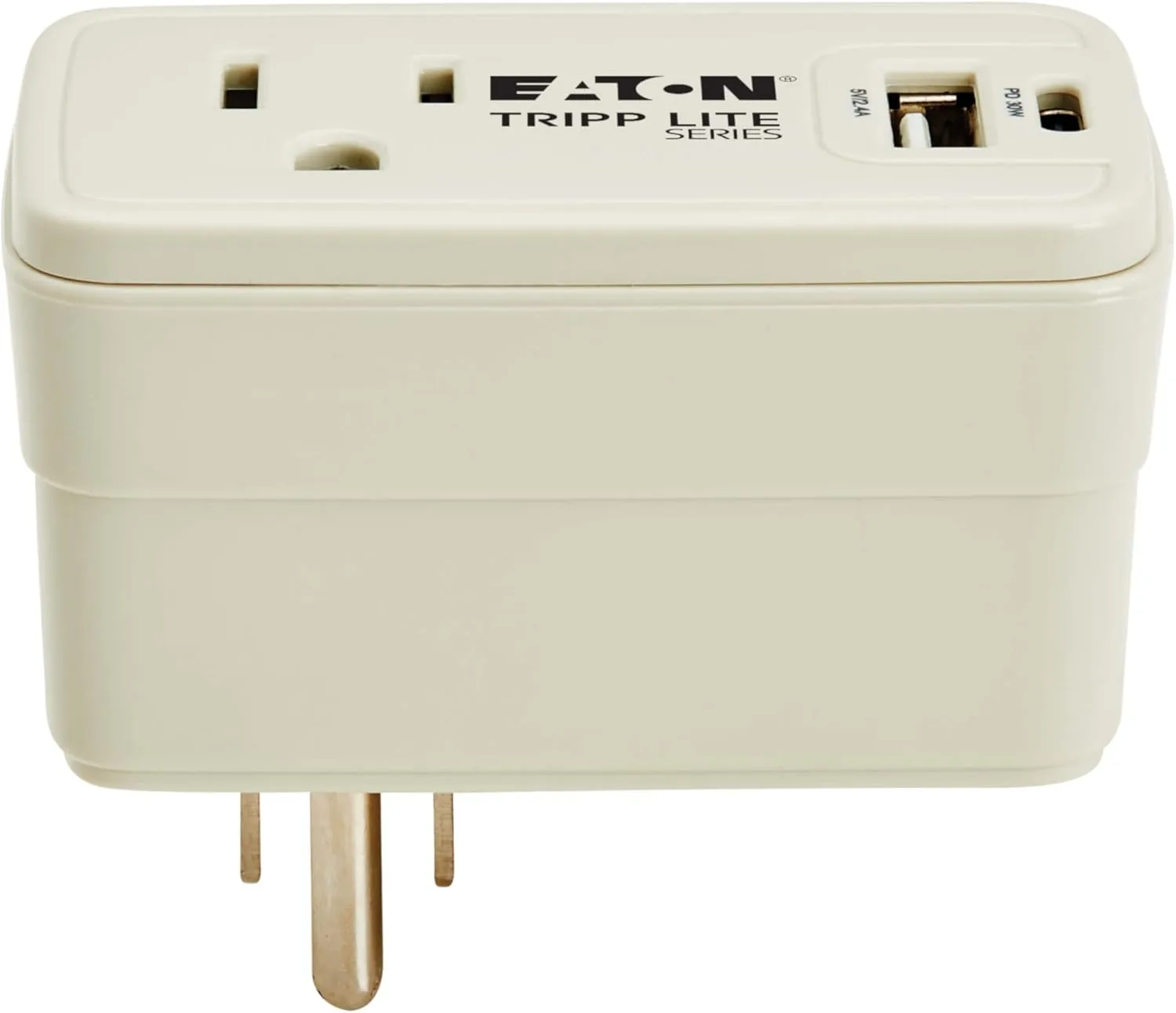 Eaton Tripp Lite SK10C32 1-Outlet Travel Power Strip & USB Charger