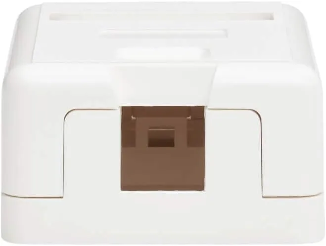 Tripp Lite Keystone Jack Surface Mount Box, White