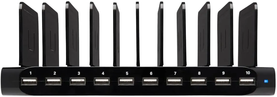 TRIPP LITE USB Charging Station with Storage and Adjustable Brackets