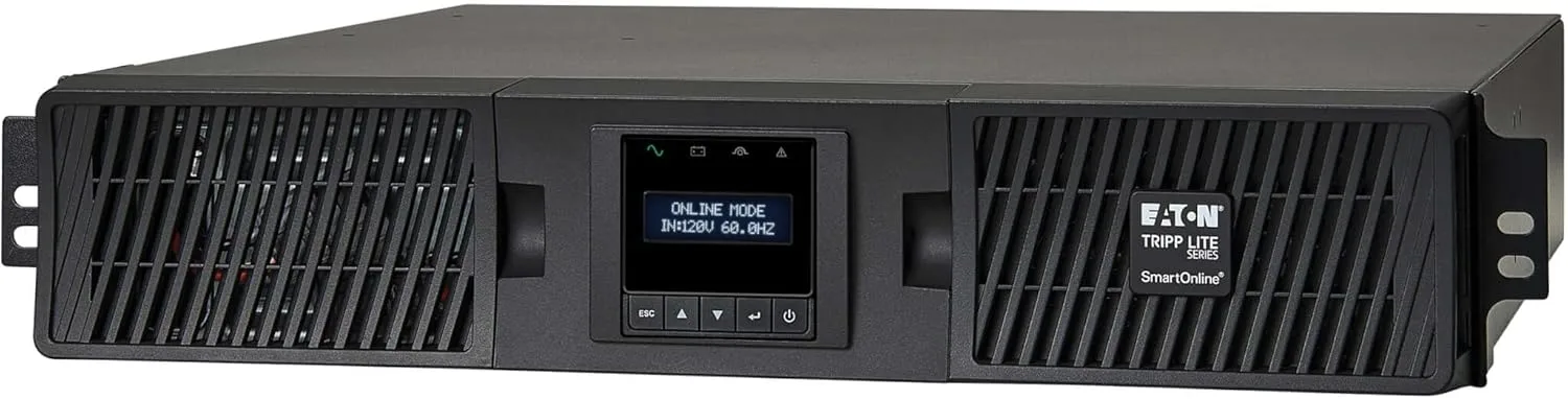 TRIPP LITE SmartOnline 2U Rack/Tower Double-Conversion UPS with LCD