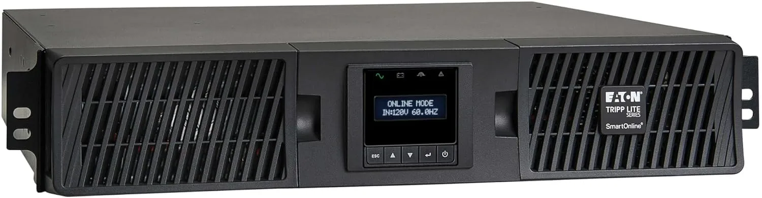 TRIPP LITE SmartOnline 2U Rack/Tower Double-Conversion UPS with LCD