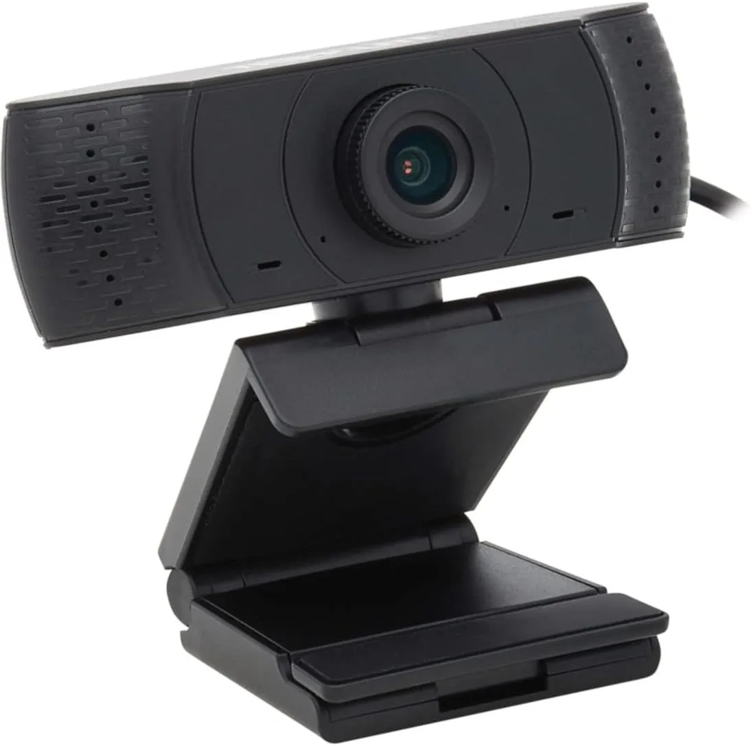 Tripp Lite USB Webcam with Microphone Web Camera for Laptops and Desktop PCs USB Camera, Computer Camera 1080p (AWC-001)