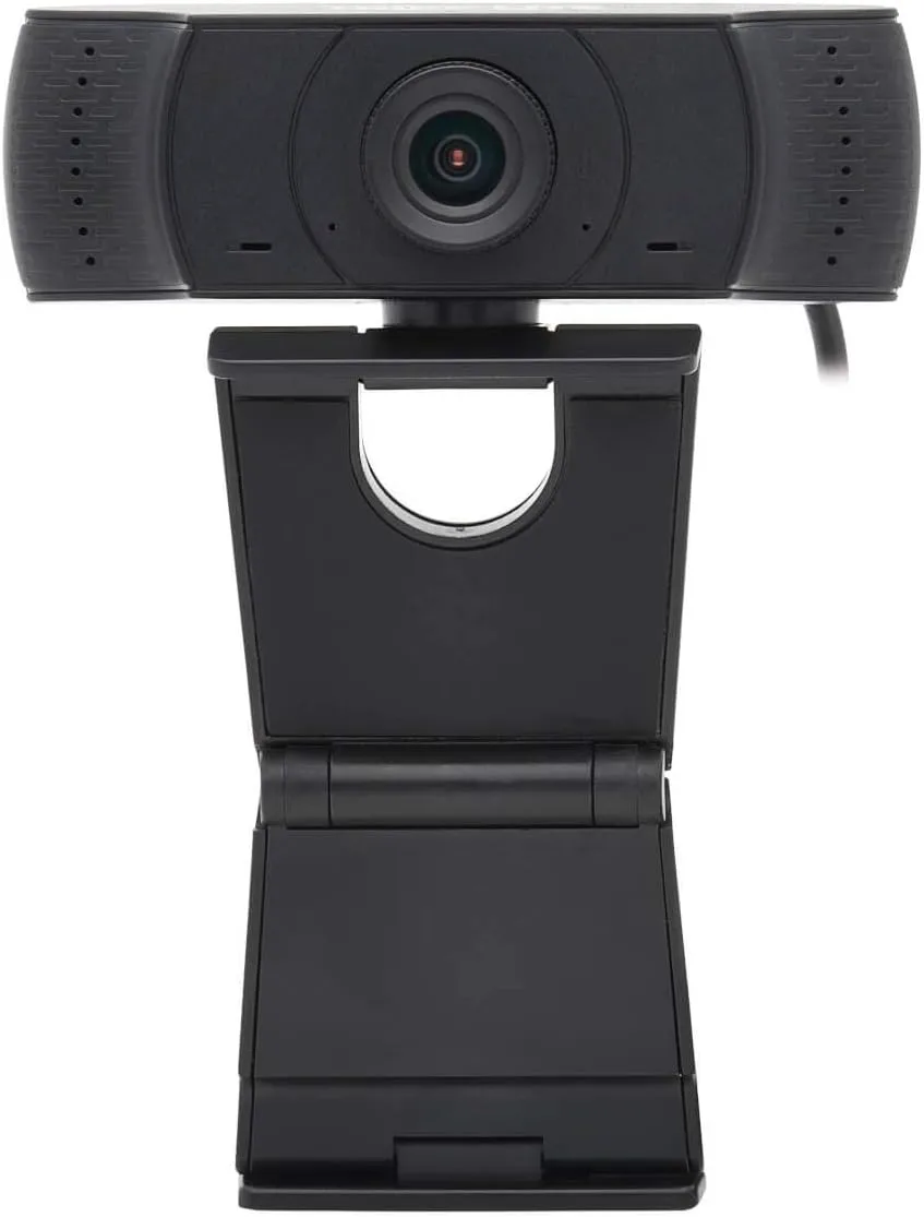 Tripp Lite USB Webcam with Microphone Web Camera for Laptops and Desktop PCs USB Camera, Computer Camera 1080p (AWC-001)