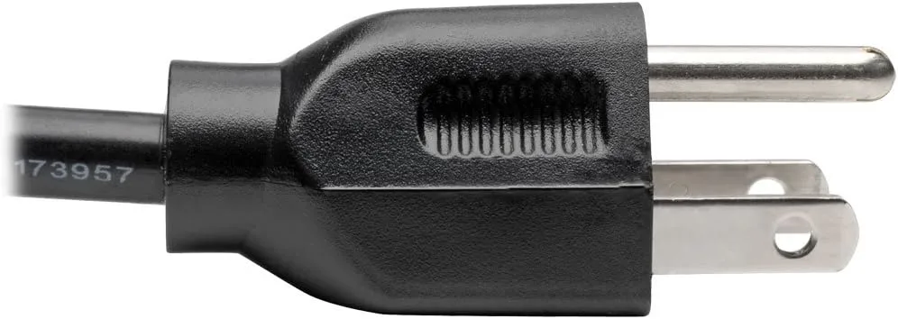 TRIPP LITE Computer Power Cord NEMA 5-15P to IEC-320-C13