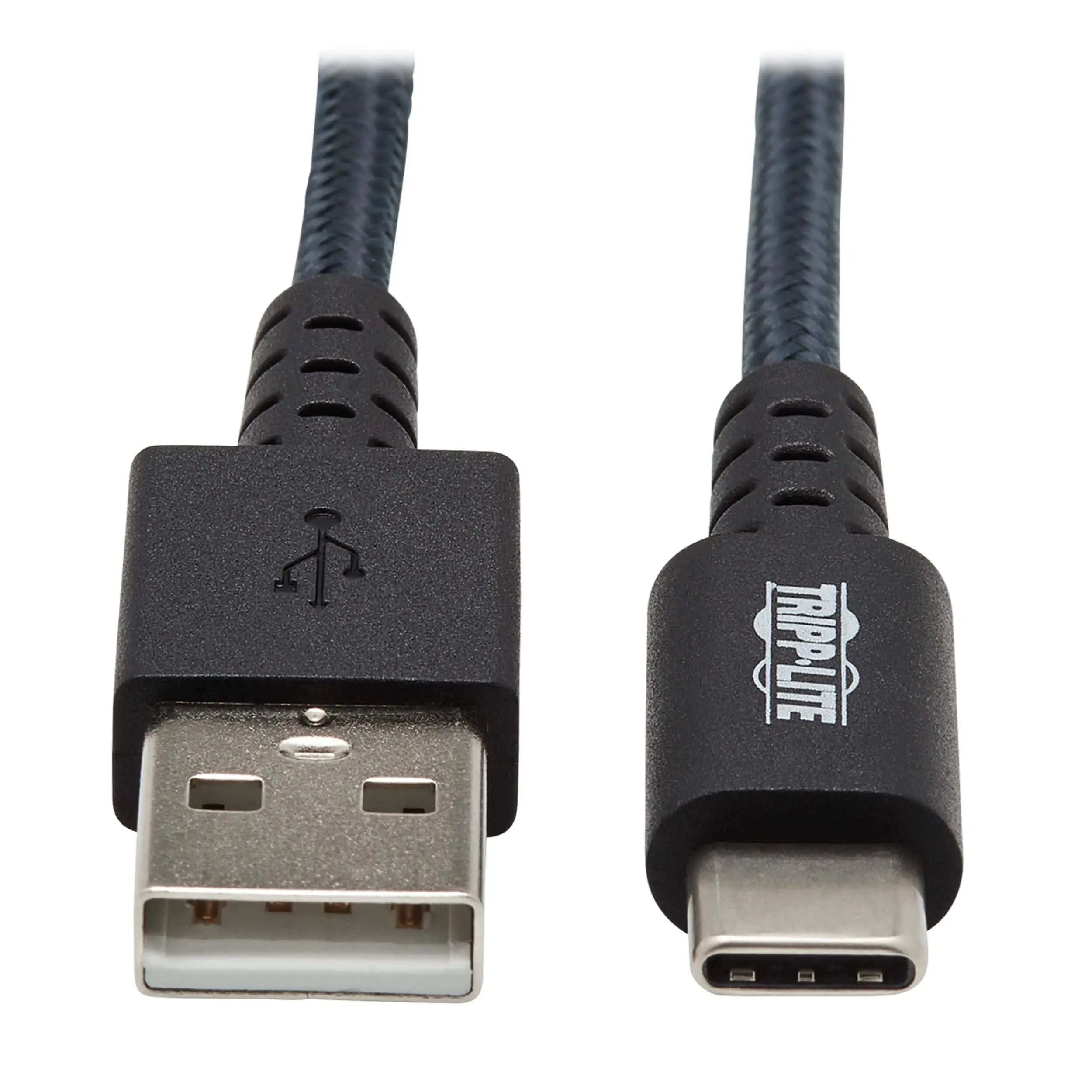 Tripp Lite Heavy Duty USB-A to USB-C Charging Sync Cable - U038-010-GY-MAX