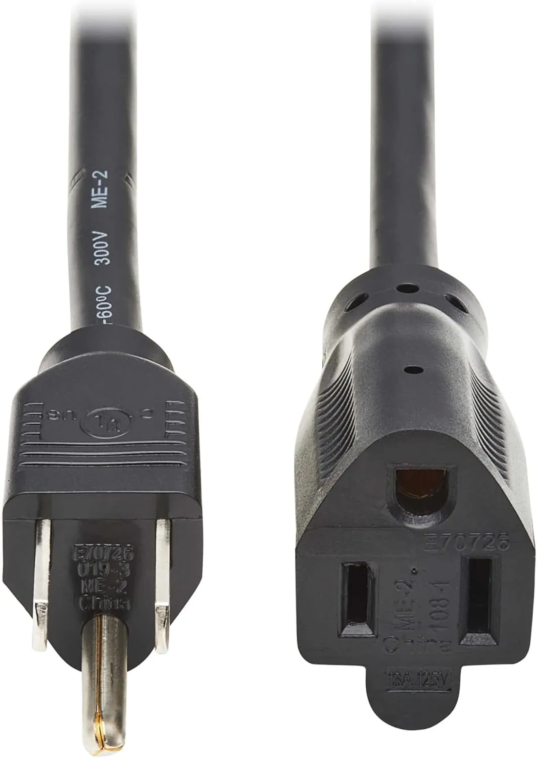 Tripp Lite Power Extension Cord, NEMA 5-15P to 5-15R, 13A 120V 16 AWG