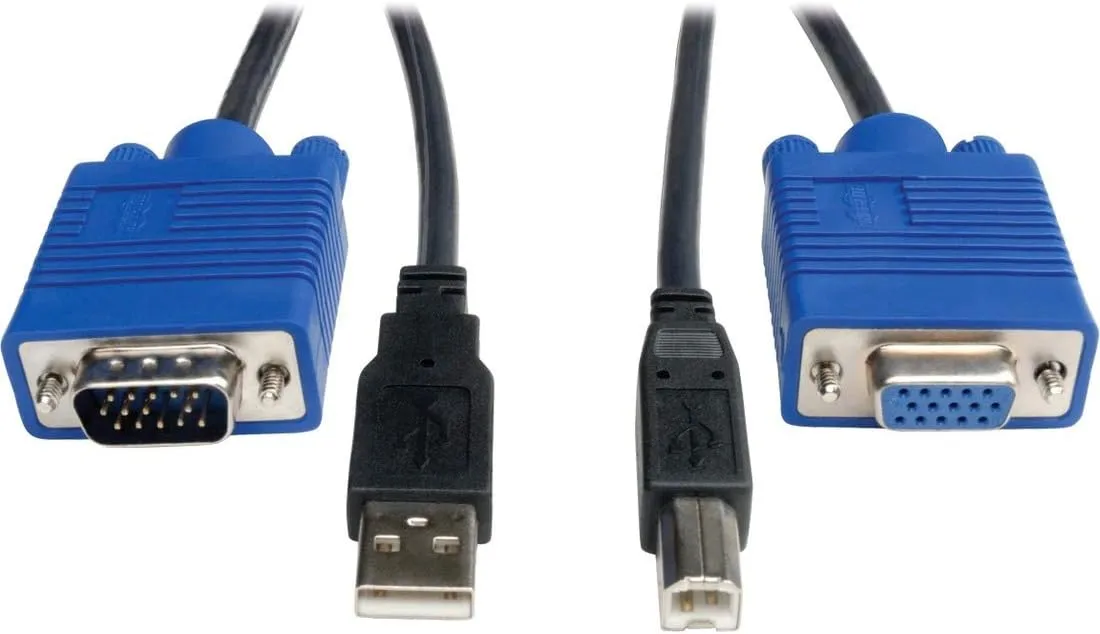 Tripp Lite 10ft KVM Switch USB Cable Kit for B006-VU4-R KVM Switch 10'