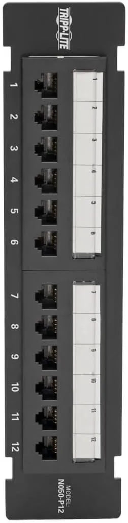 TRIPP LITE Cat5 / Cat5e PoE+ Compliant Patch Panel