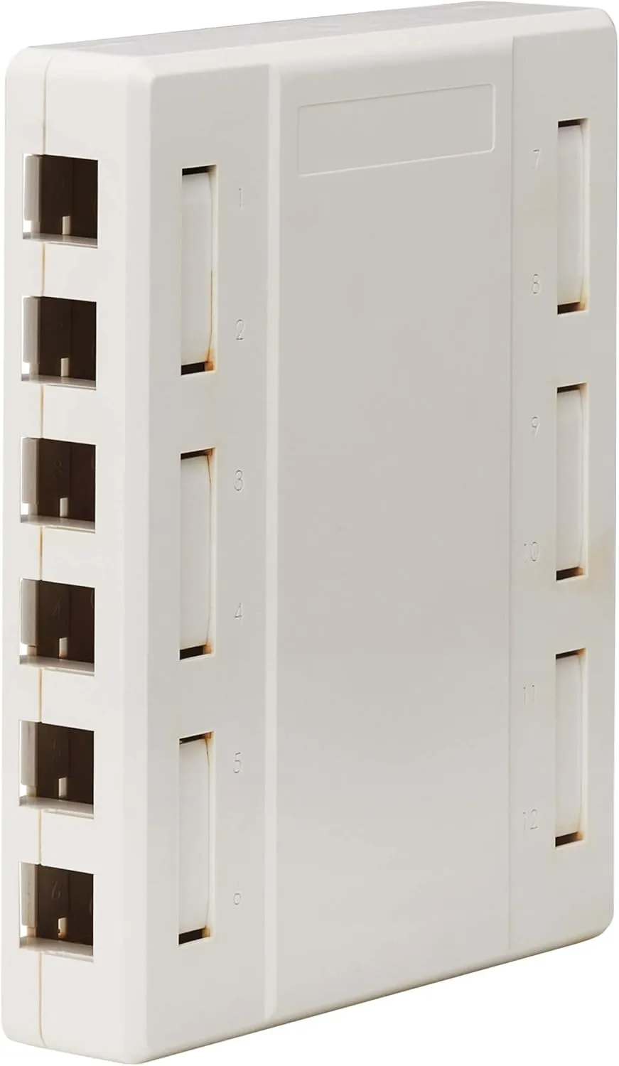 Tripp Lite 12-Port Surface-Mount Box for Keystone Jacks, Additional Breakout Pieces for Wide Compatibility