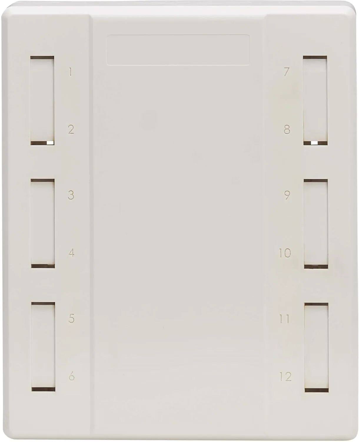 Tripp Lite 12-Port Surface-Mount Box for Keystone Jacks, Additional Breakout Pieces for Wide Compatibility