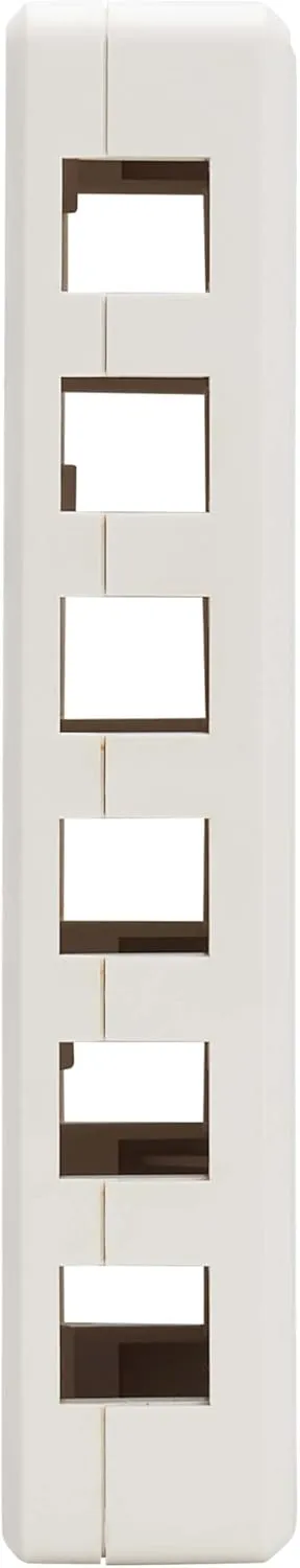 Tripp Lite 12-Port Surface-Mount Box for Keystone Jacks, Additional Breakout Pieces for Wide Compatibility