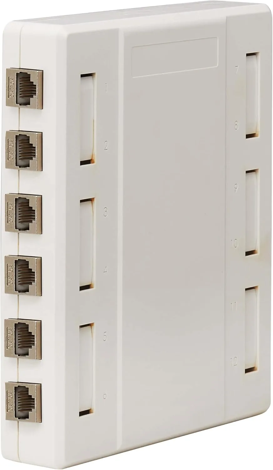 Tripp Lite 12-Port Surface-Mount Box for Keystone Jacks, Additional Breakout Pieces for Wide Compatibility