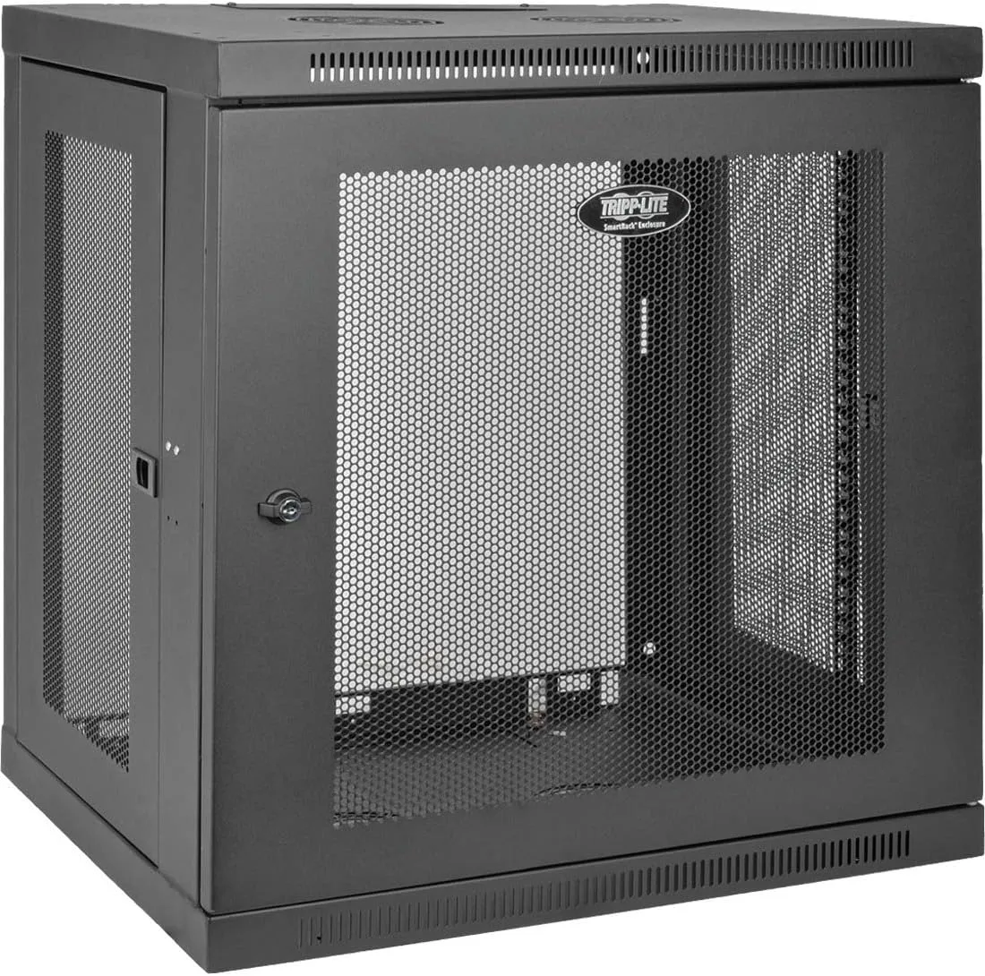 Tripp Lite 12U Wall Mount Rack Enclosure Server Cabinet, 16.5" Deep, Switch-Depth (SRW12U)