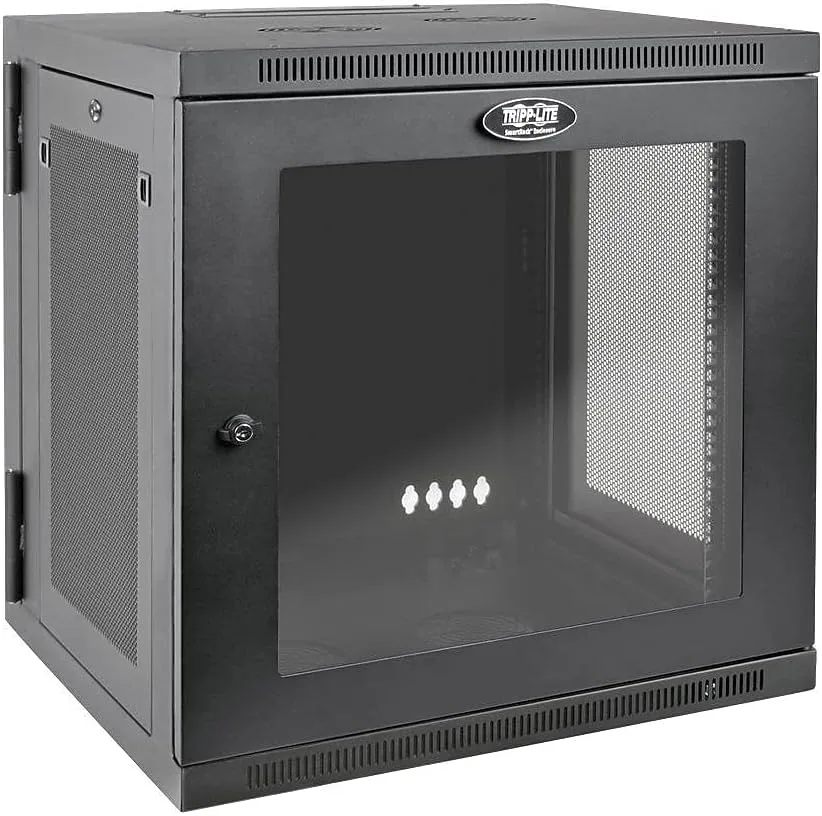 Tripp Lite 12U Wall Mount Rack Enclosure Server Cabinet with Acrylic Door, SRW12USDPG