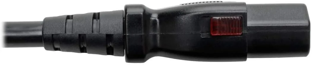 TRIPP LITE NEMA 5-15P to Locking C13 Power Cord, 18 AWG 10A/125V