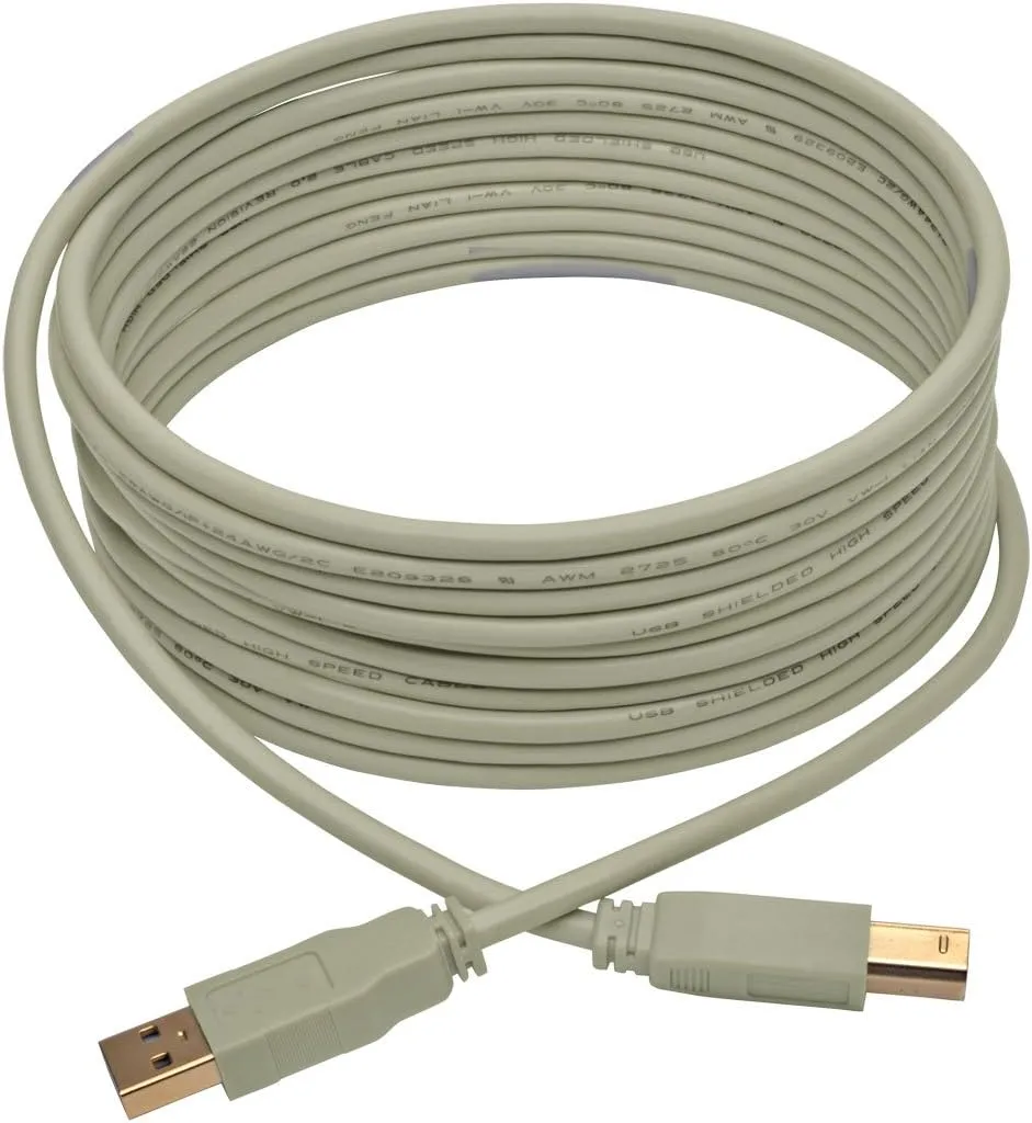 TRIPP LITE USB 2.0 Hi-Speed A/B Cable (Type-A to Type-B)