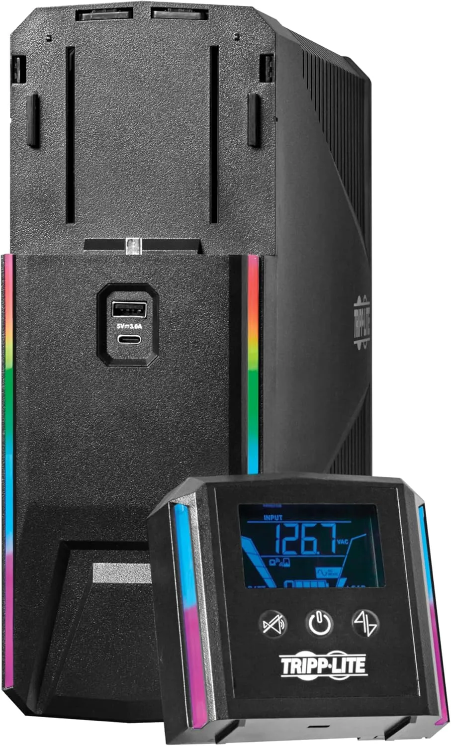 Tripp Lite SMART Pure Sine Wave Gaming UPS with Detachable LCD