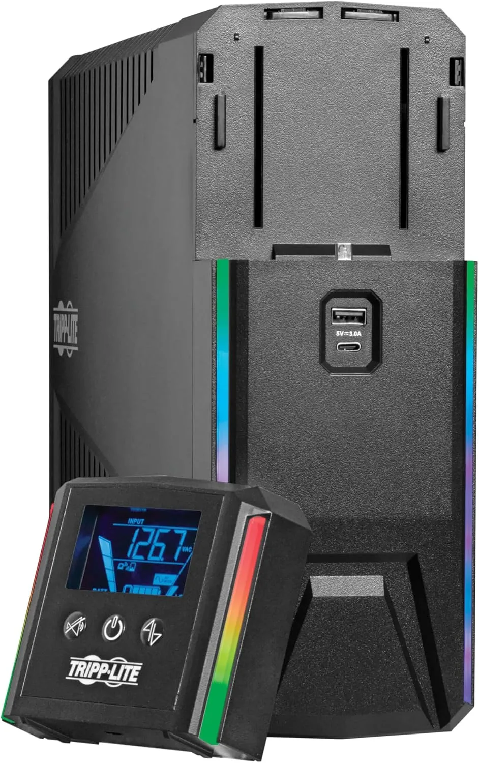 Tripp Lite SMART Pure Sine Wave Gaming UPS with Detachable LCD