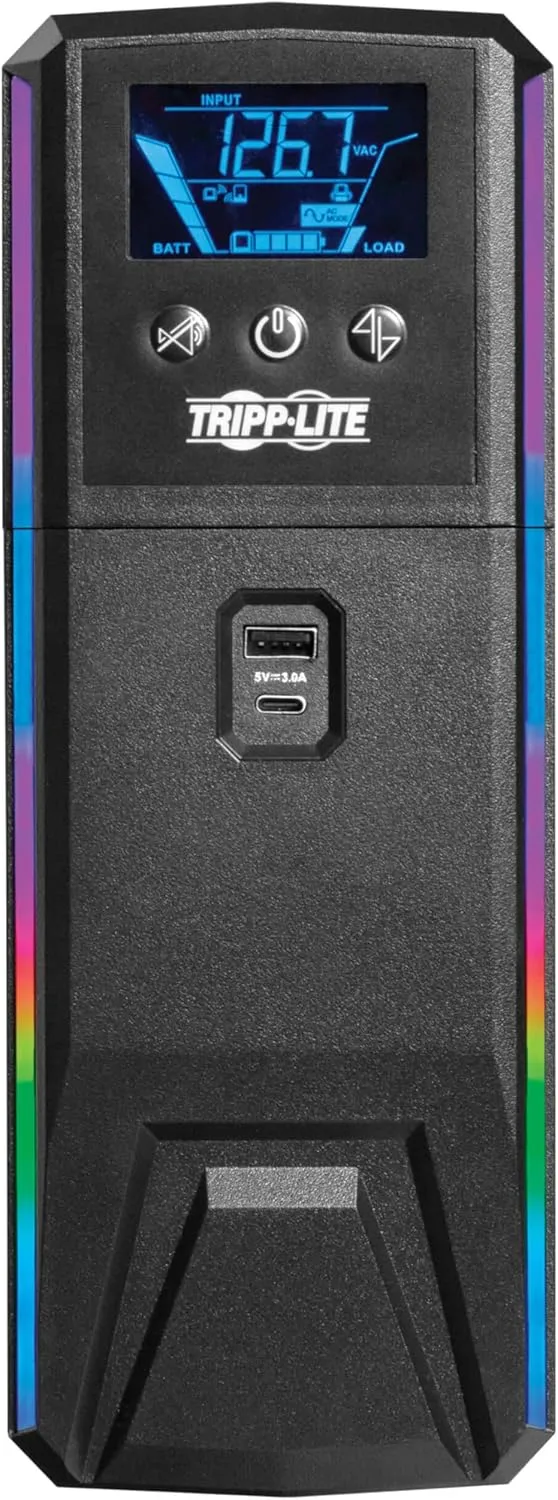Tripp Lite SMART Pure Sine Wave Gaming UPS with Detachable LCD