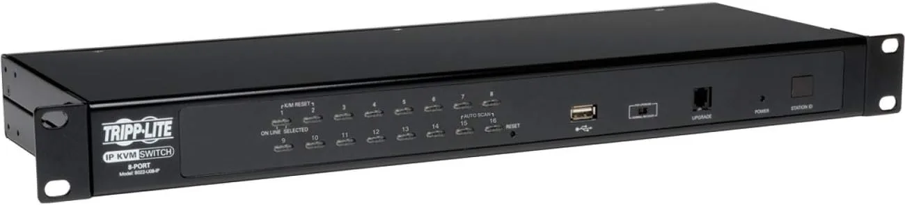 TRIPP LITE NetDirector IP KVM Switch 1U Rackmount