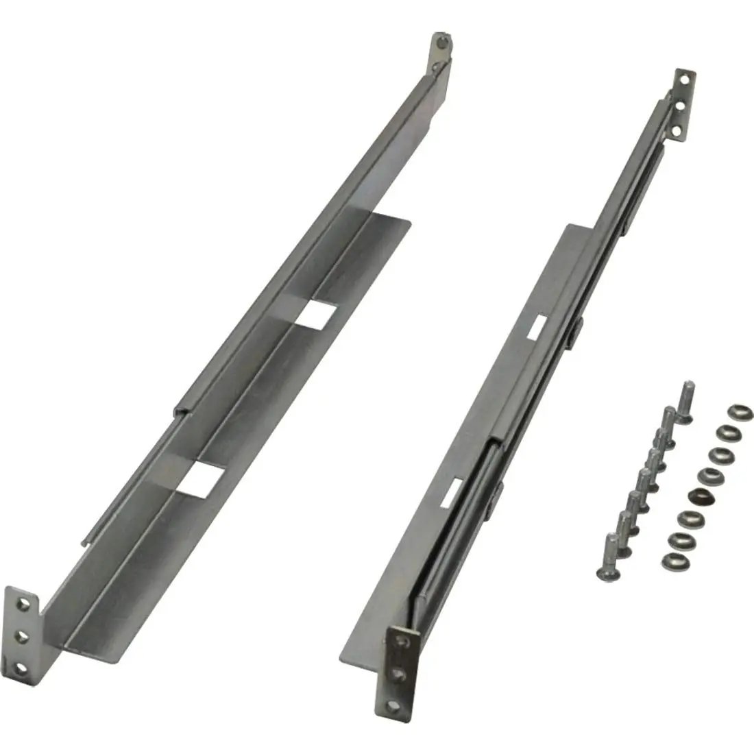 TRIPP LITE Universal Adjustable Rack Enclosure Server Cabinet Shelf Kit 4POSTRAILKIT1U