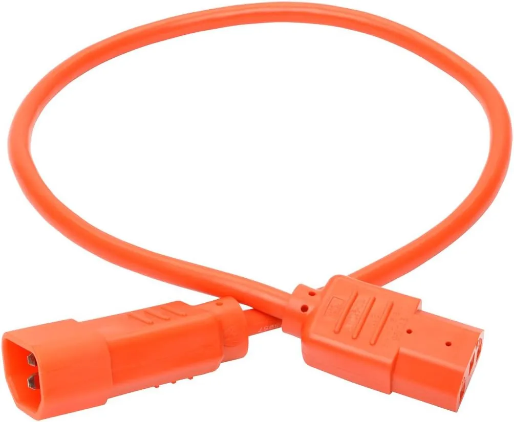 Tripp Lite Standard Computer Power Extension Cord (IEC-320-C14 to IEC-320-C13) 18 AWG 10A