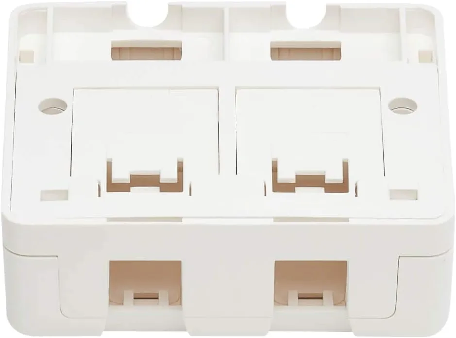 Tripp Lite Keystone Jack Surface Mount Box, White