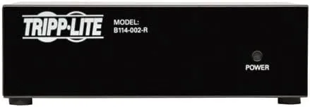 Tripp Lite 2-Port VGA Splitter with Signal Booster High Resolution Video, 350MHz