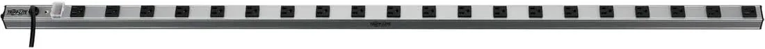 Tripp Lite 20 Outlet Bench & Cabinet Power Strip, 60 in. Length, 15ft Cord with 5-15P Plug, PS6020