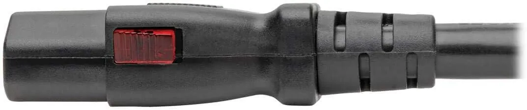 TRIPP LITE NEMA 5-15P to Locking C13 Power Cord, 14 AWG, 15A/125V
