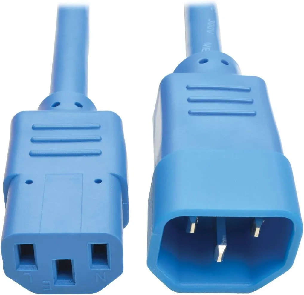 Tripp Lite Standard Computer Power Extension Cord (IEC-320-C14 to IEC-320-C13) 18 AWG 10A