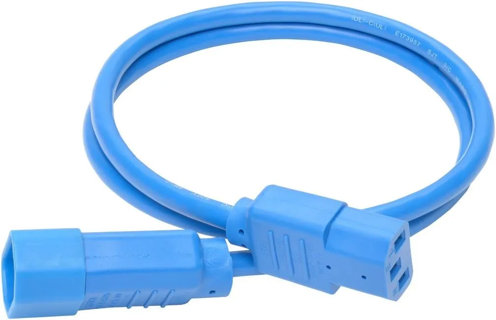 Tripp Lite Standard Computer Power Extension Cord (IEC-320-C14 to IEC-320-C13) 18 AWG 10A