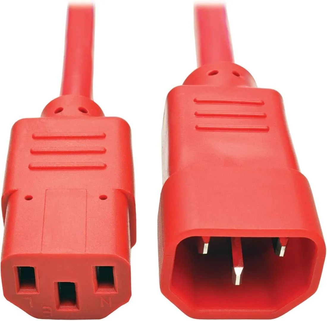 Tripp Lite Standard Computer Power Extension Cord (IEC-320-C14 to IEC-320-C13) 18 AWG 10A
