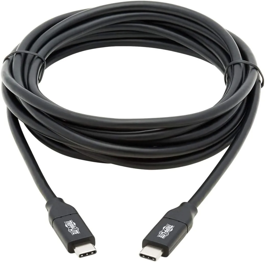 Tripp Lite USB Type C to USB C Cable USB 2.0 5A Rating USB-If Cert M/3M (U040-C3M-C-5A)