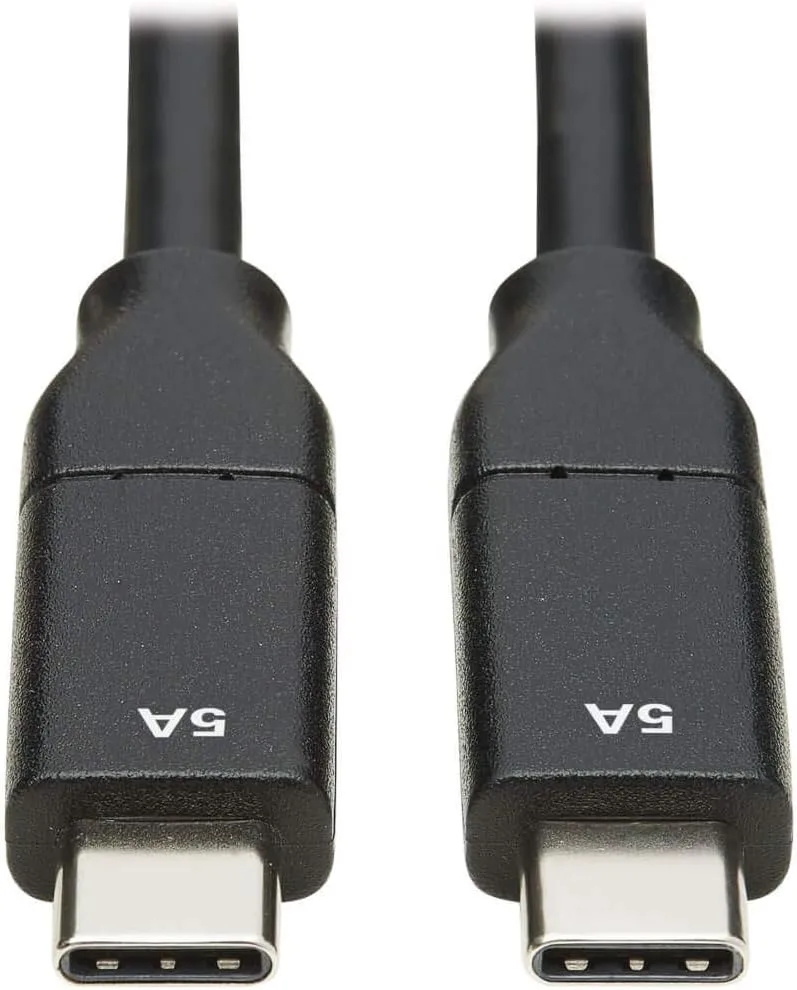 Tripp Lite USB Type C to USB C Cable USB 2.0 5A Rating USB-If Cert M/3M (U040-C3M-C-5A)