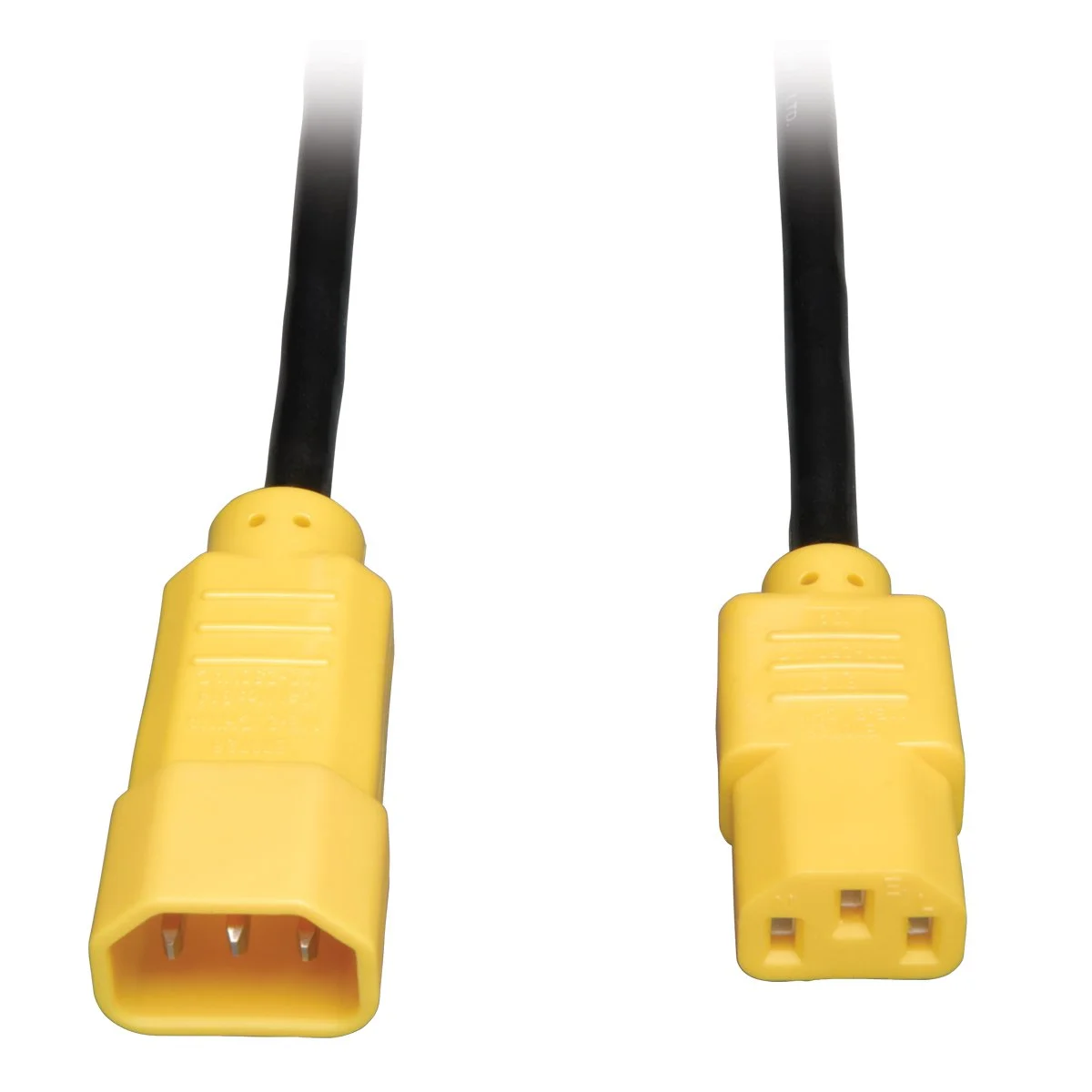 Tripp Lite Standard Computer Power Extension Cord 10A, 18AWG (IEC-320-C14 to IEC-320-C13) 4-ft.