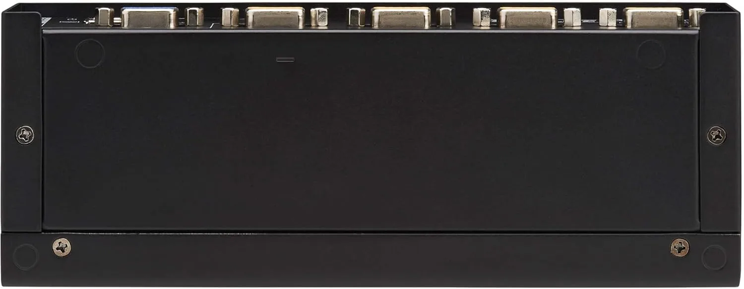 Tripp Lite 4-Port KVM Switch VGA with USB or PS/2 Port for Keyboard Mouse, Desktop PC, 4 Computers 1 Monitor