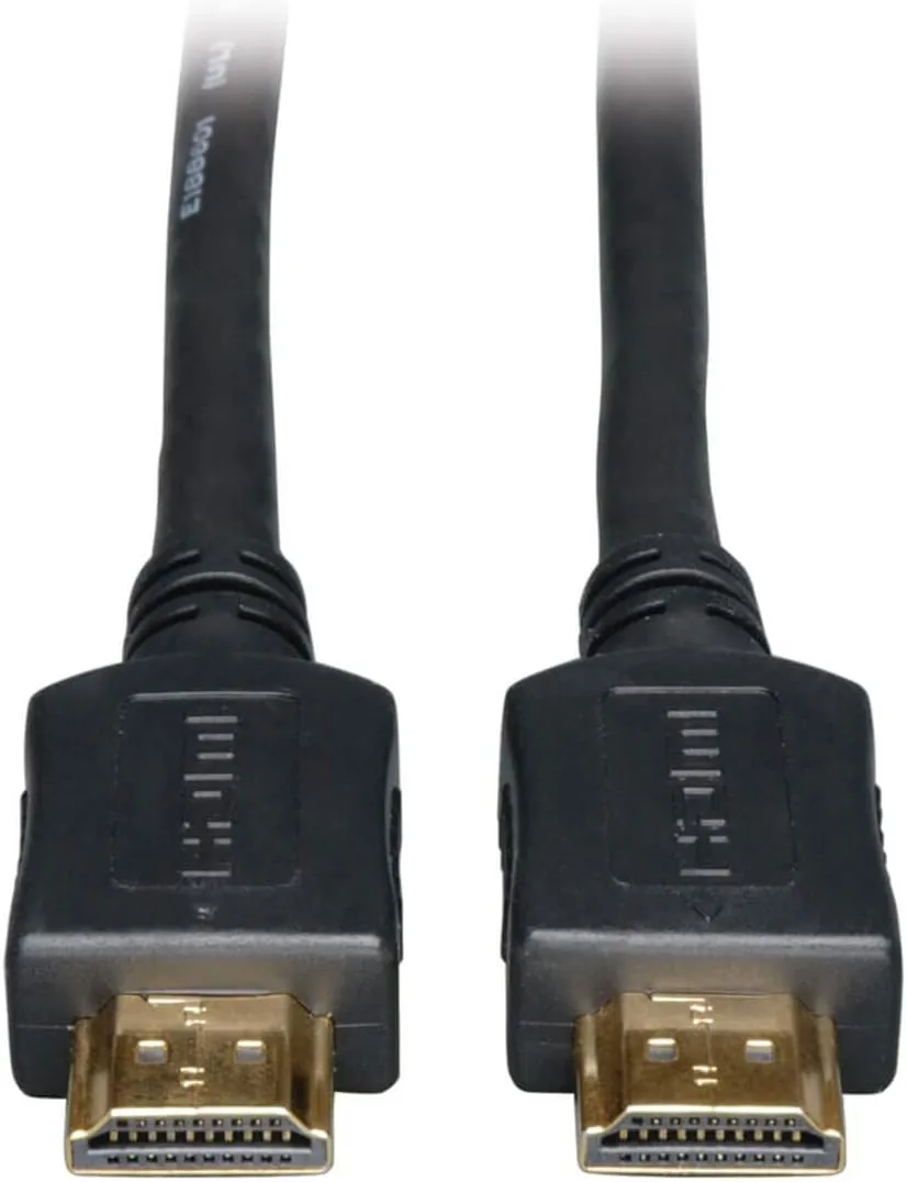 Tripp Lite High Speed HDMI Cable with Ethernet, 4K HDMI Audio and Video, Black (M/M), 40 ft (P568-040-HD)