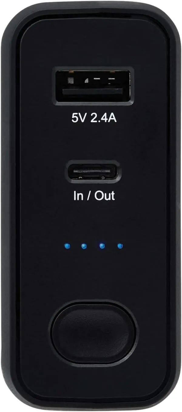 Tripp Lite Portable USB Mobile Power Bank Battery Wall Charger Combo 5K mAh (UPBW-05K0-1A1C)