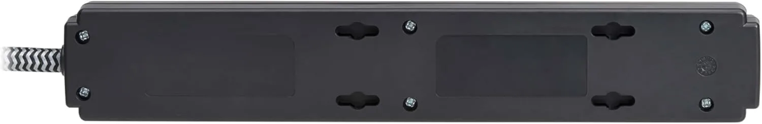 Eaton Tripp Lite Series 6-Outlet Surge Protector Power Strip, Flat Plug 20ft Braided Extension Cord, 1200 Joules