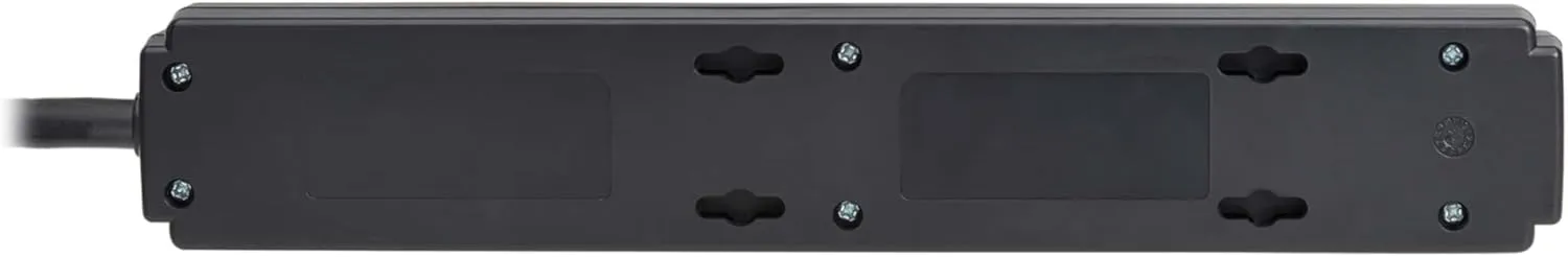 Eaton Tripp Lite Series 6-Outlet Surge Protector Power Strip, 3ft Extension Cord, 600 Joules, 15A Circuit Breaker, Black